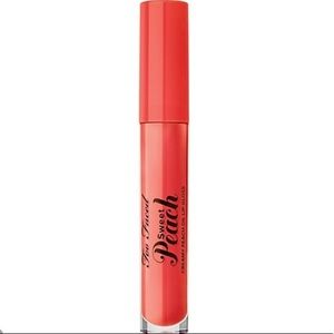 2/$22 Too Faced Sweet Peach Lip Gloss